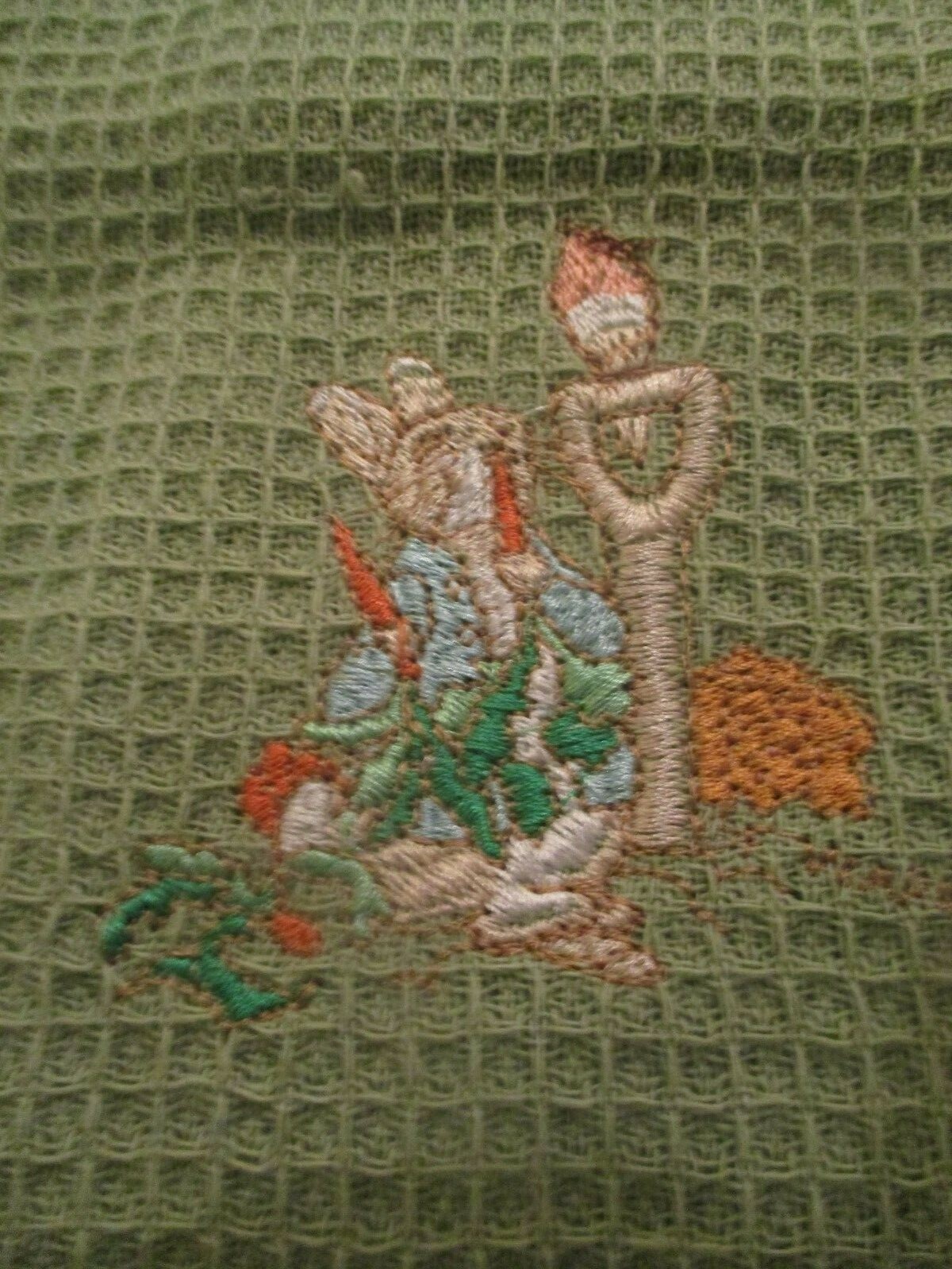 NWT Peter Rabbit Kitchen Dish Towel & Dish Scrubbie