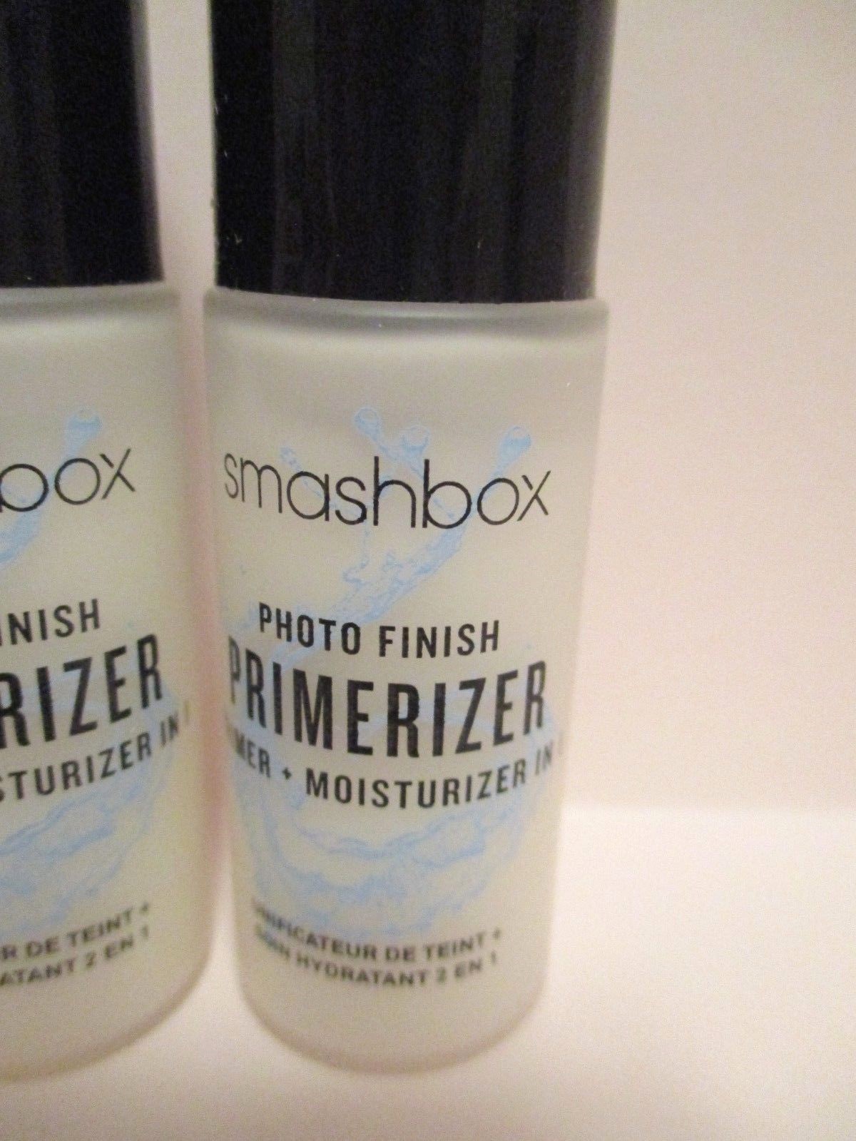 2 X SMASHBOX PHOTO FINISH PRIMERIZER PRIMER + MOISTURIZER in 1 ~ .5 OZ x 2= 1 OZ