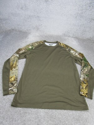 Gander Mountain Hunting Sweatshirt Mens Medium Guide Series Pullover Beige