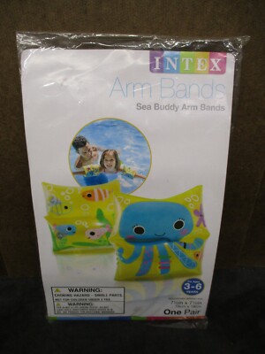 Intex Inflatable Sea Buddy Arm Bands Child Swim Pool Swim Floats NEW IN PACKAGE
