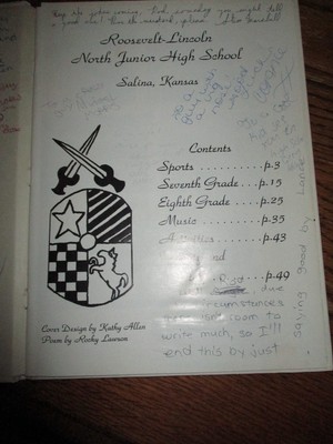 1979 Northern Star Junior High School Roosevelt Lincoln Salina, Kansas Yearbook