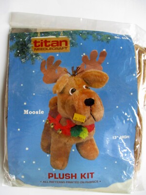 Moosie Christmas Plush Titan Needlecraft Kit