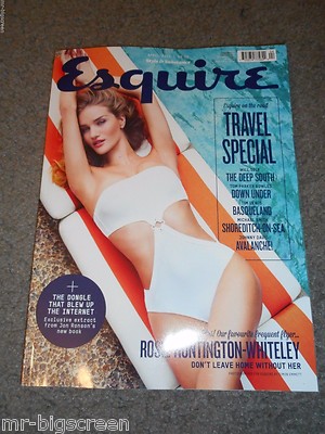 ROSIE HUNTINGTON-WHITELEY - U.K. ESQUIRE - APRIL 2015 - BRAND NEW!