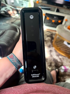 Cable Modem: DOCSIS 3.1, Arris Surfboard, 4-Port | SBG6580 - NO POWER CORD