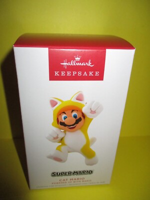 2023 Hallmark Cat Mario Nintendo Super Mario 2nd Powered Up with Mario New MIB