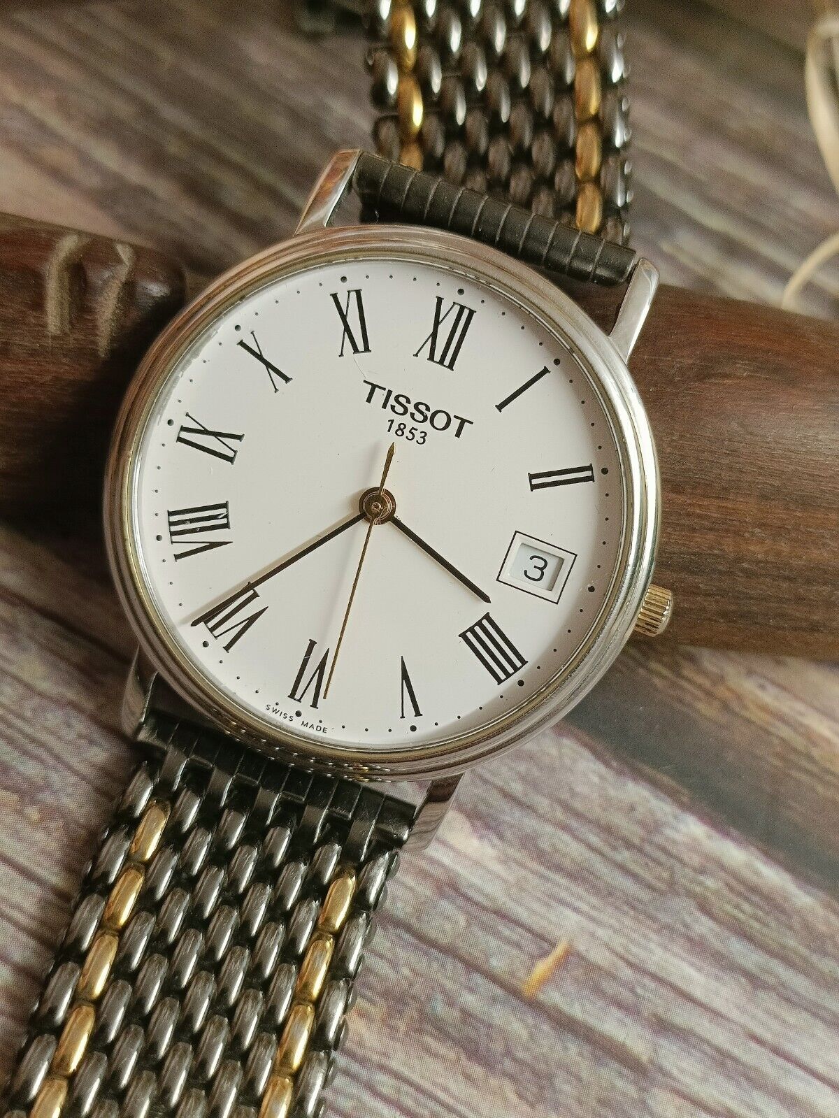 TISSOT 1853 QUARTZ SWISS MENS MINT CLASSIC SLIM SAPPHIRE TISSOT 1853 QUARTZ SWISS MENS MINT CLASSIC SLIM SAPPHIRE