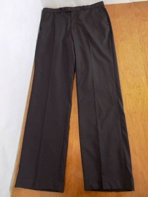 NEW $70 Perry Ellis Travel Luxe Men's Dress Pants Sz W 34 X 34 L Navy Pin NWT