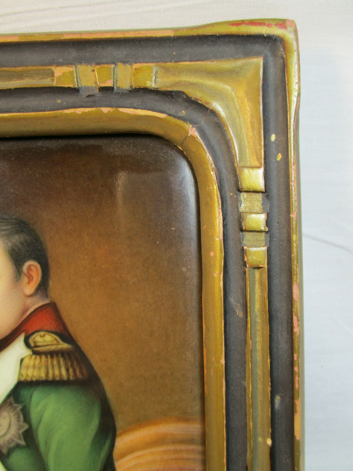 Antique KPM Napoleon Porcelain Plaque by Wagner # 605