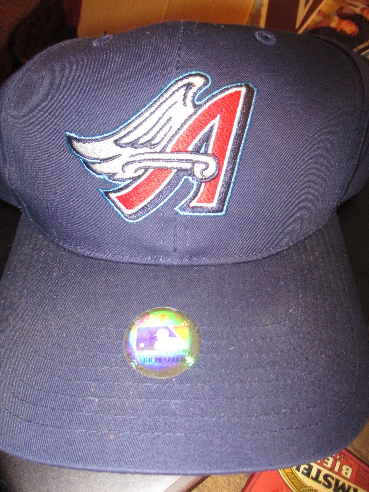 NWOT ANAHEIM ANGELS Cartoon Wing Logo Snapback Hat Twins