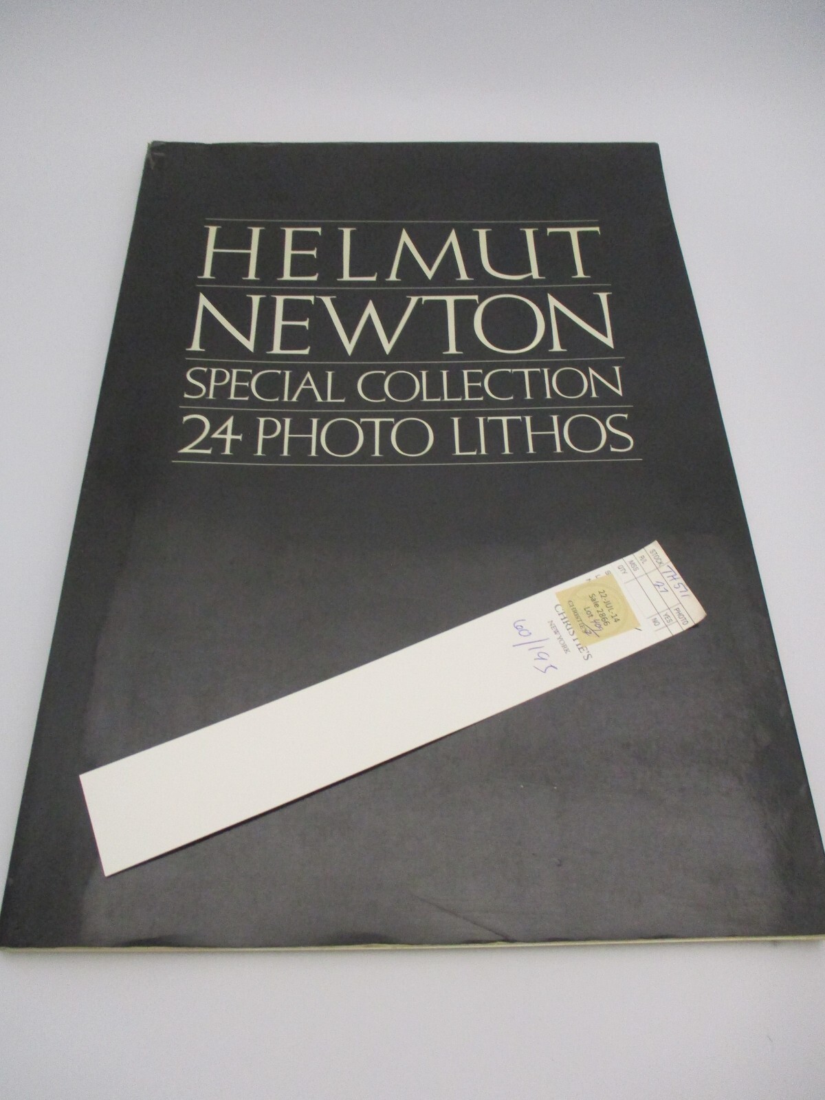 Helmut Newton Special Collection 24 Photo Lithos 1979 First