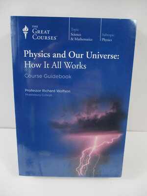 NEW The Great Courses PHYSICS AND OUR UNIVERSE: HOW IT ALL WORKS Book/DVD Course