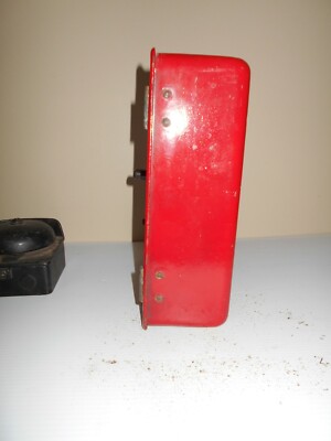 VINTAGE PORCELAIN FIRE ALARM AND BELL