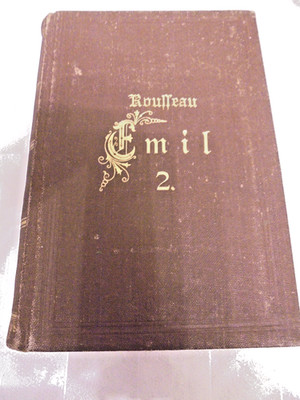 Rousseau "Emil " 2, JJ. Rousseau, Denhardt, P. Reclam Verlag Leipzig o.D.