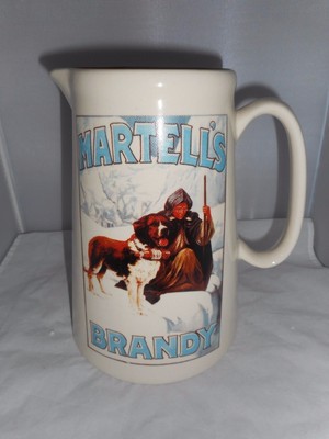 Martells Brandy 4 Pint Pitcher Decorative Jug by Antiques & Interiors