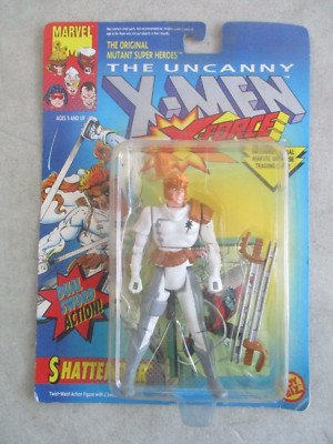 SEALED MOC 1992 MARVEL THE UNCANNY X-MEN X-FORCE SHATTERSTAR 5'' FIGURE TOYBIZ