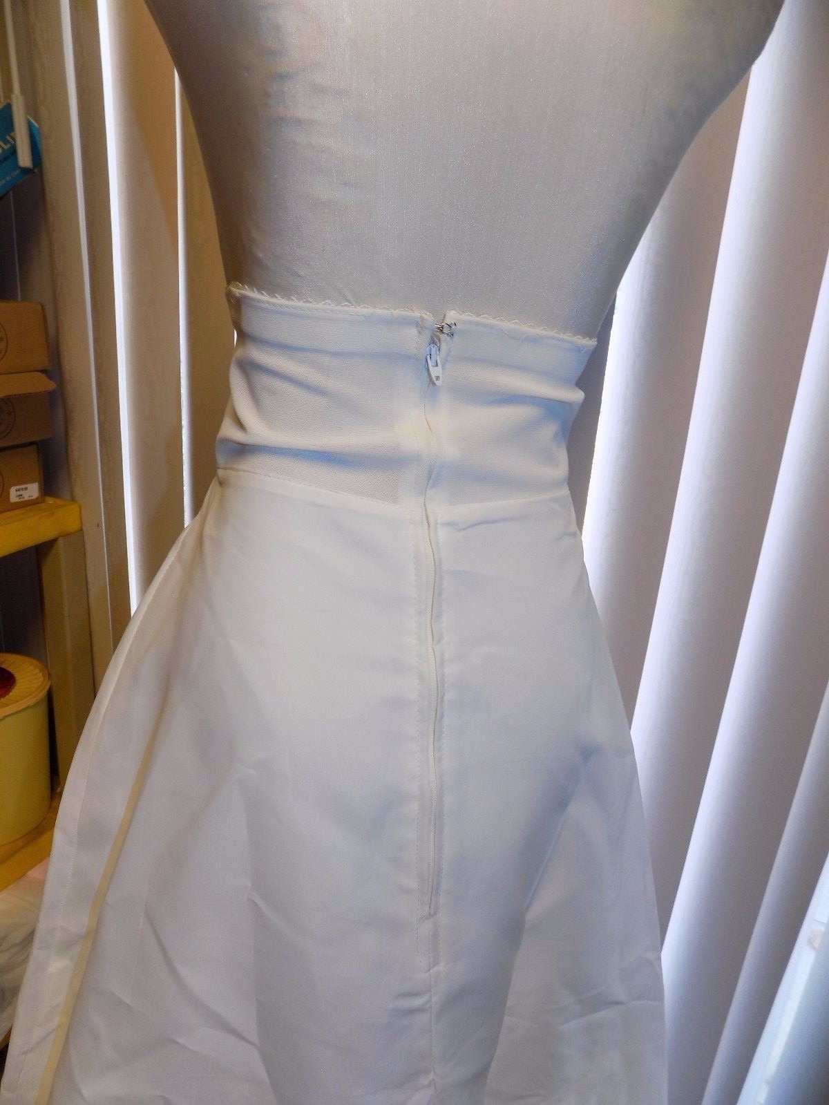 MERRY MODES, INC. CRINOLINE FORMAL FULL UNDERSKIRT PETTICOAT Long Slip Sz 10