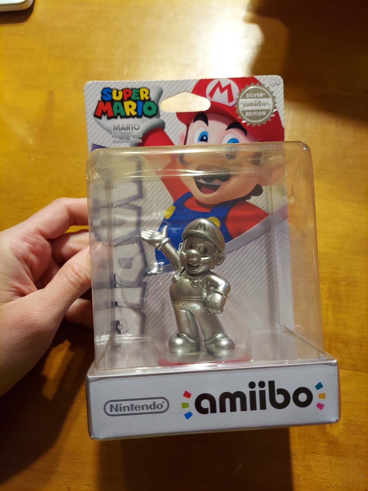 SILVER MARIO Super Mario Nintendo Amiibo Wii U Switch 3DS US