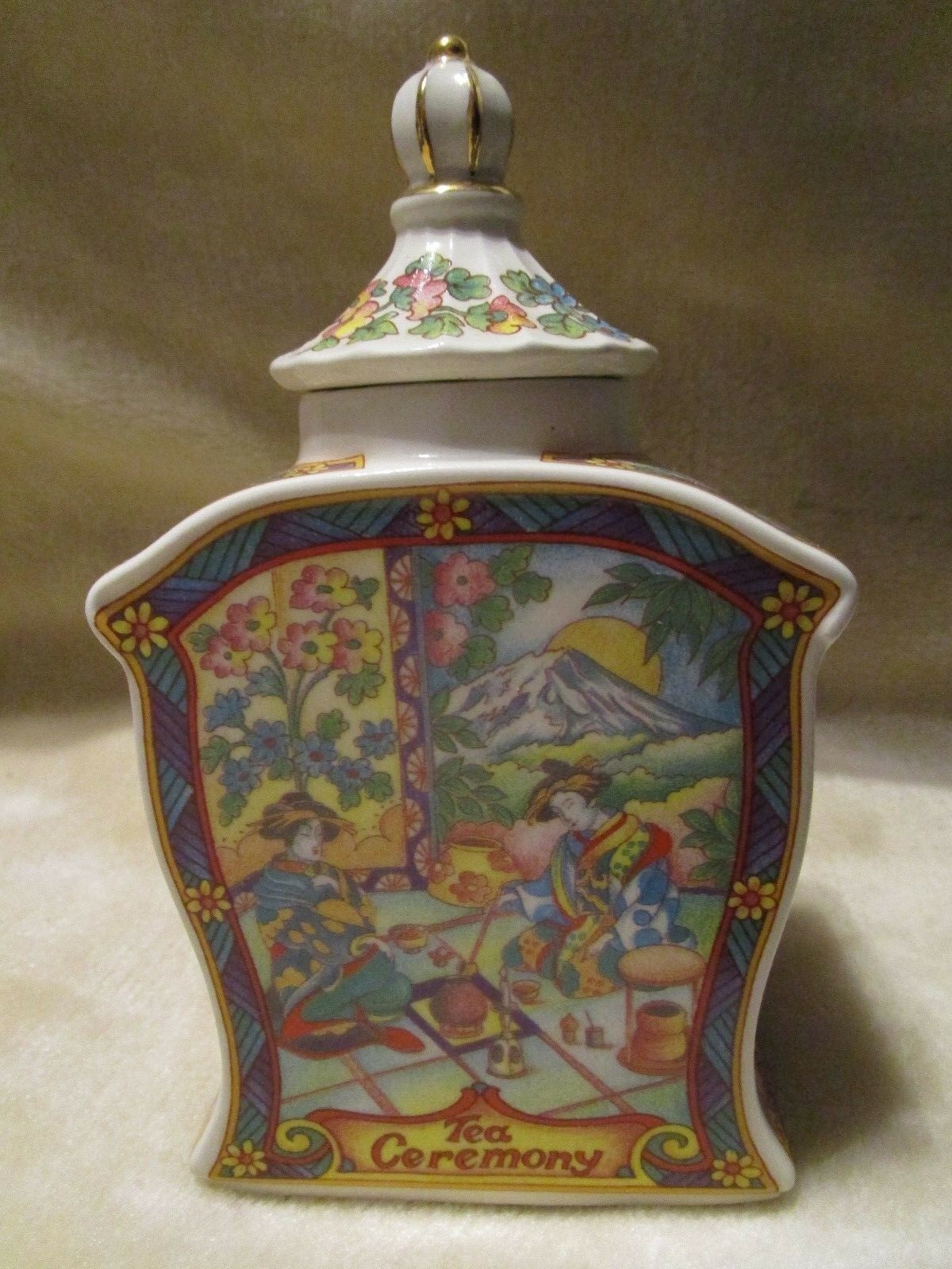 Sadler Canister England Tea Ceremony 6.75