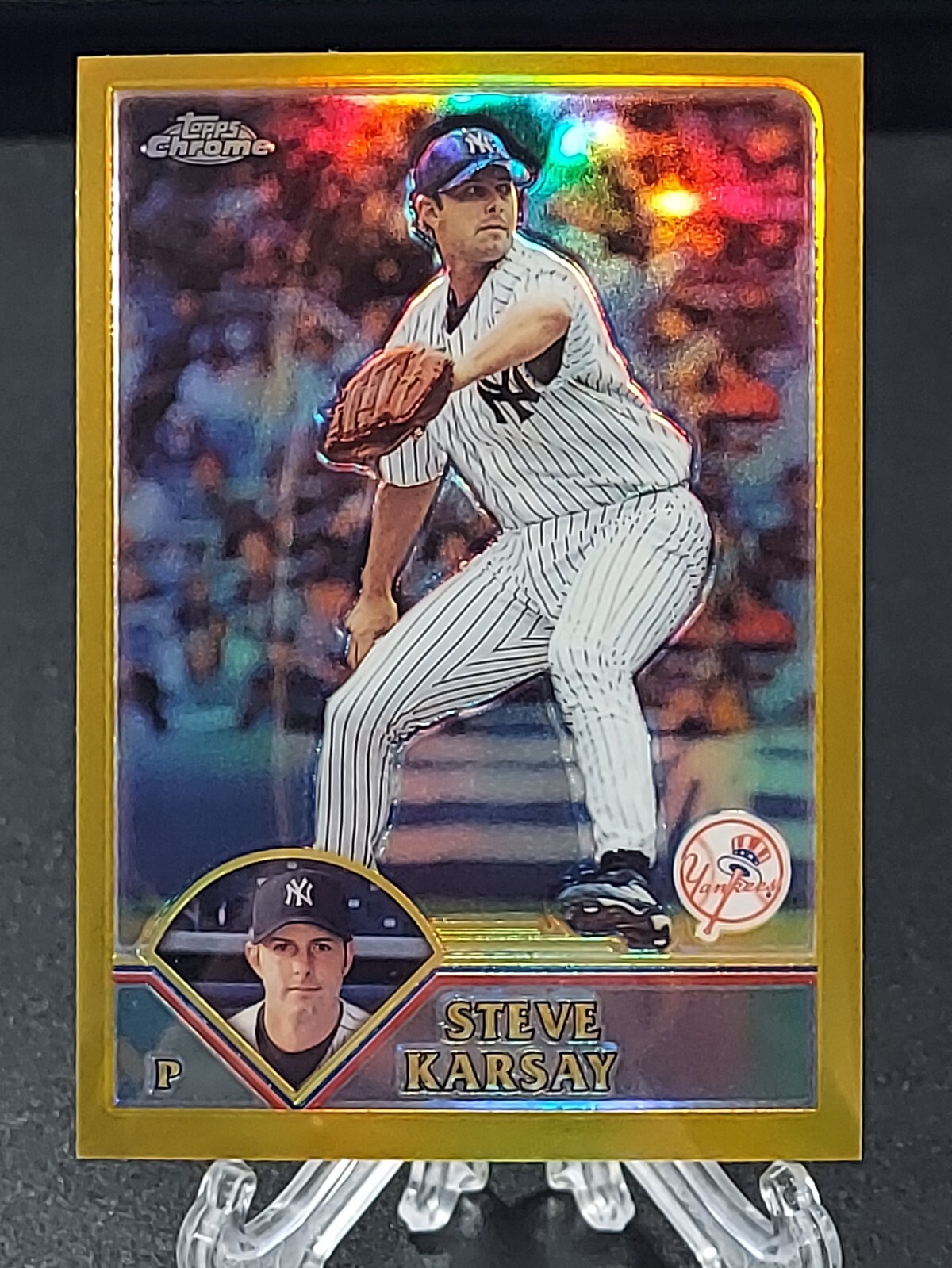 STEVE KARSAY 2003 Topps Chrome Gold Refractor /449 #175 New