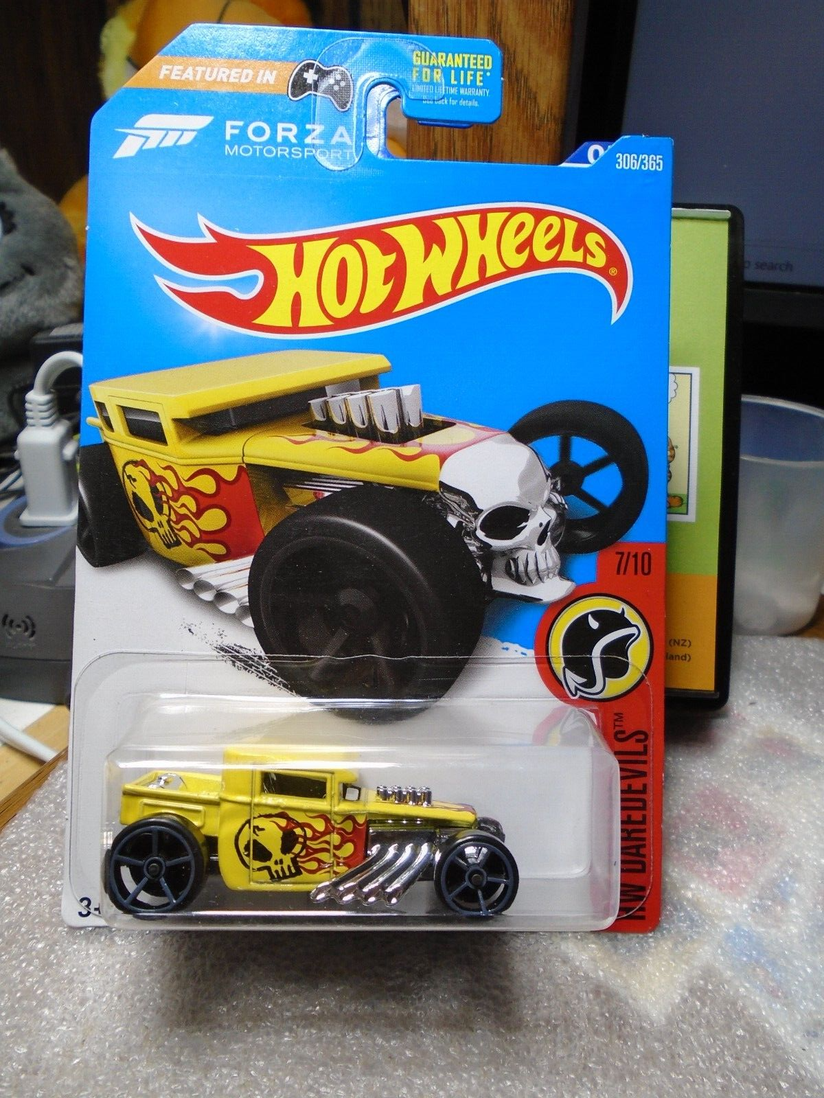 Hw Daredevils Bone Shaker Yellow