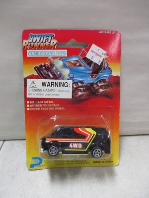 1990's Swift Runner Chevy Van 1/64 black lot A