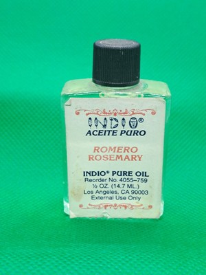 Rosemary scented pure oil 1/2oz / Aceite puro perfumado con Romero 1/2oz