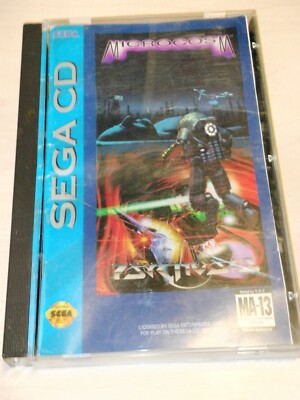 Microcosm (Sega CD, 1993) COMPLETE Cracked broken case
