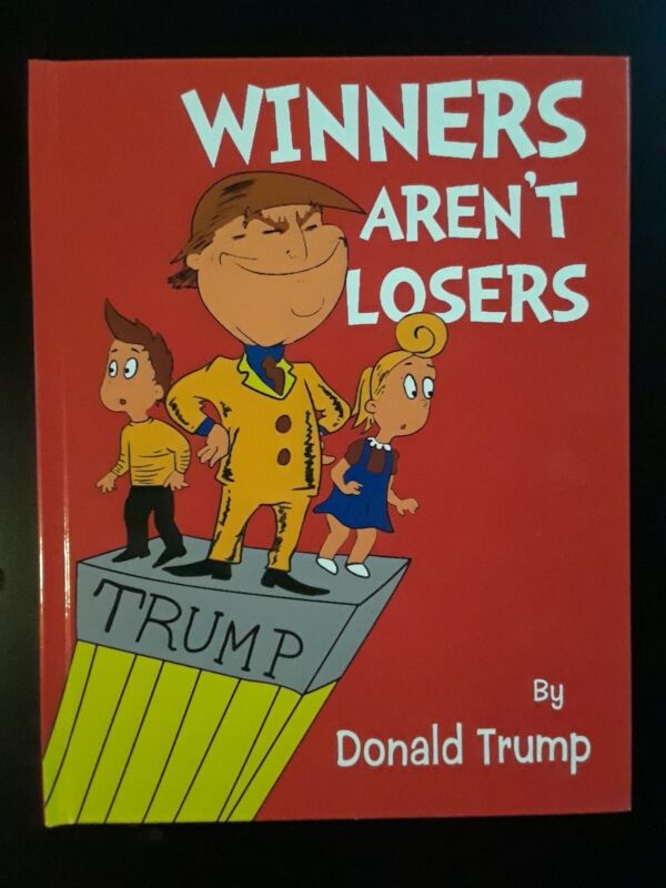 "Hardcover" Winners Aren't Losers Children's Book Donald Trump Jimmy Kimmel
