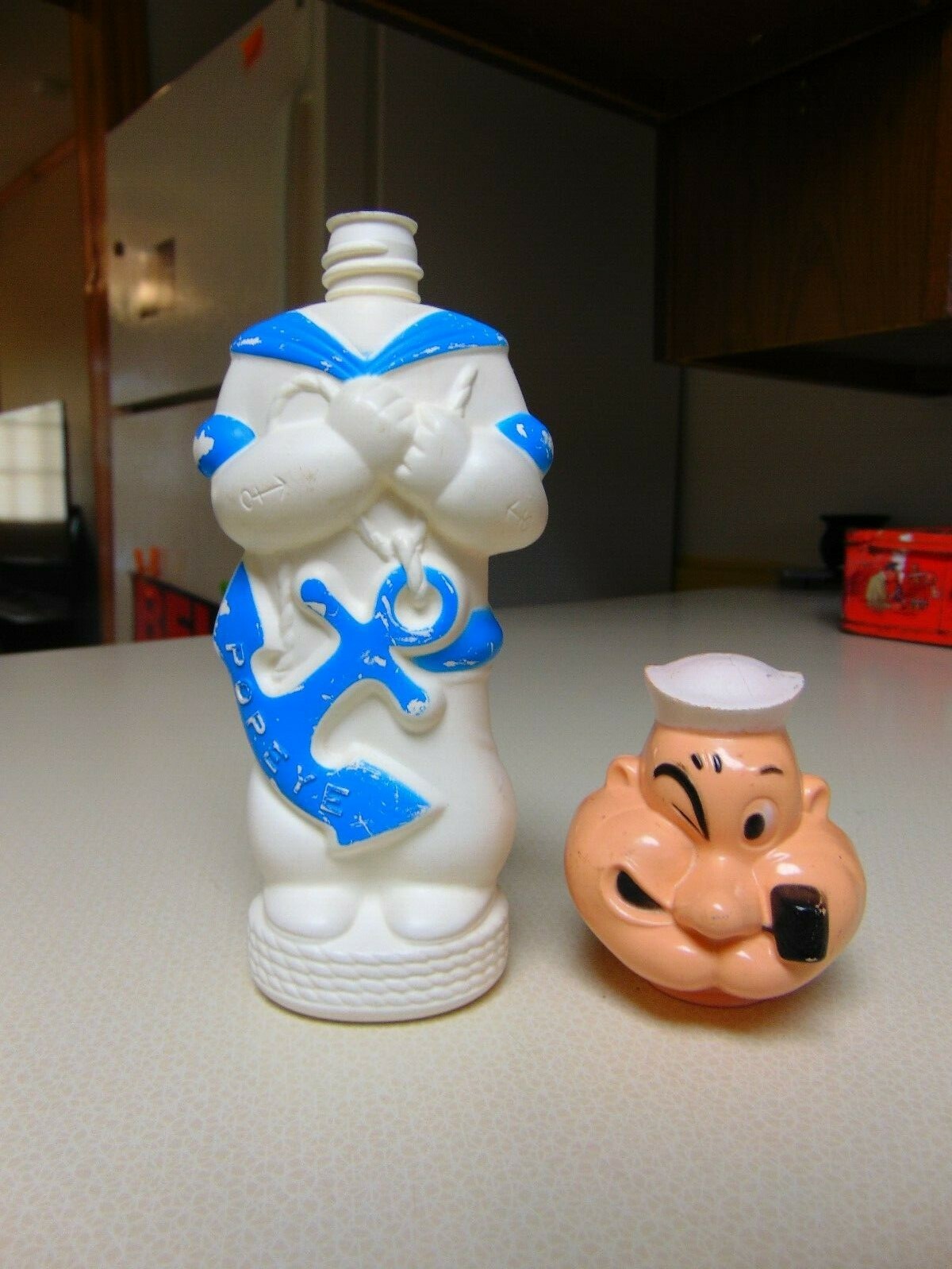 Vintage 1960's POPEYE Soaky Bubble Bath Bottle