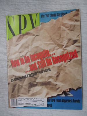 SPY MAGAZINE OCTOBER 1997 HOW TO GO INCOGNITO AND STILL BE RECOGNIZED CELEBRITY
