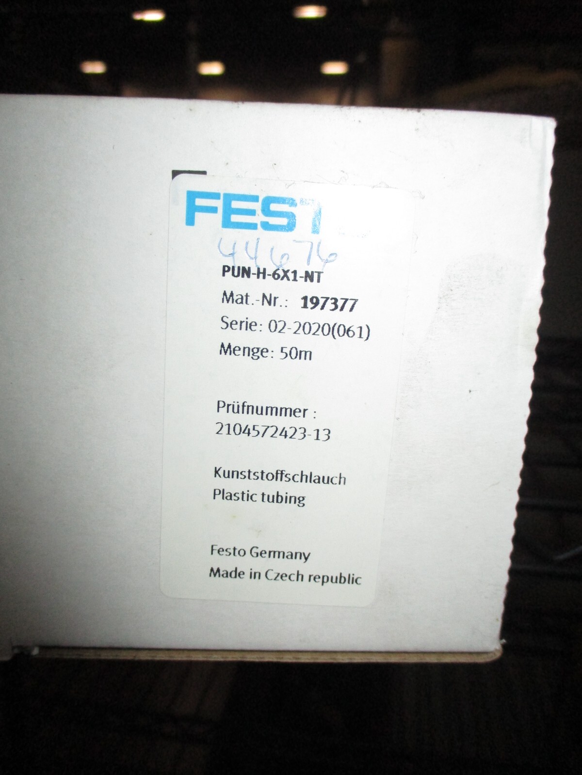 FESTO 197377 PUN-H-6x1.5-NT Plastic tubing OPEN BOX | eBay