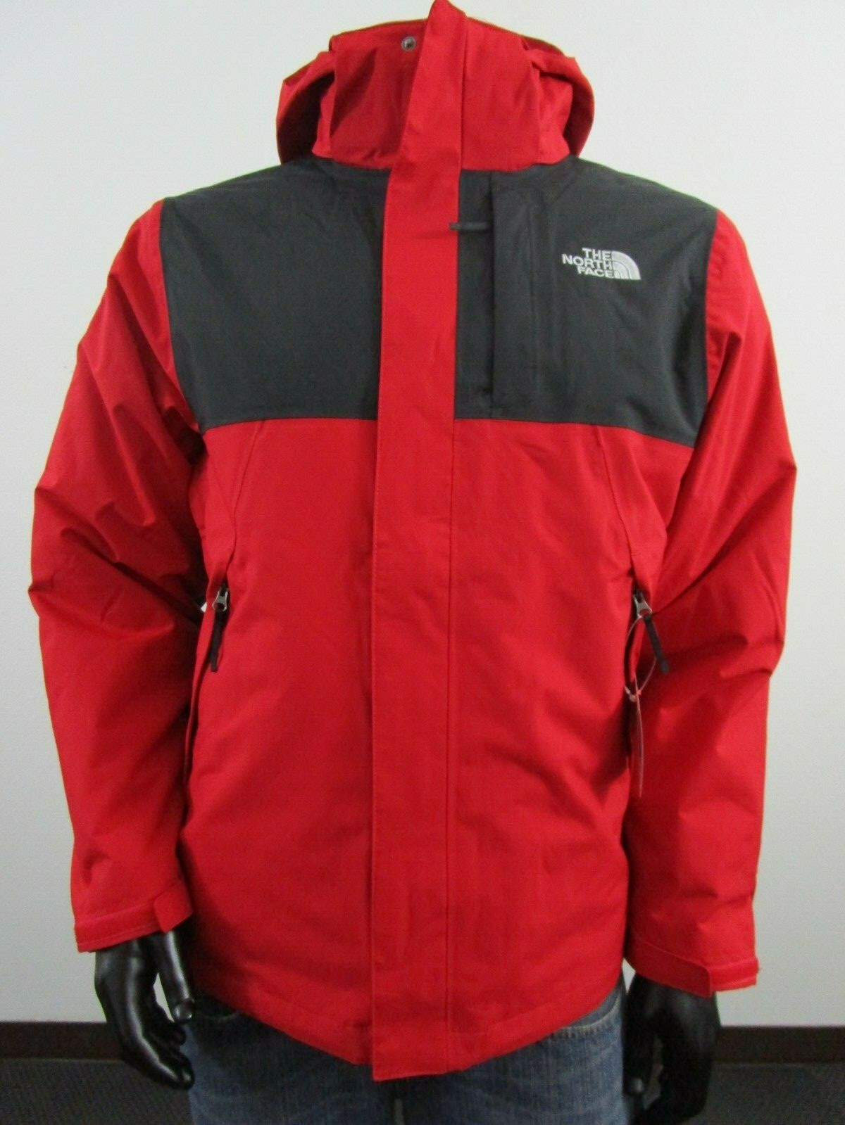 pink north face bubble coat