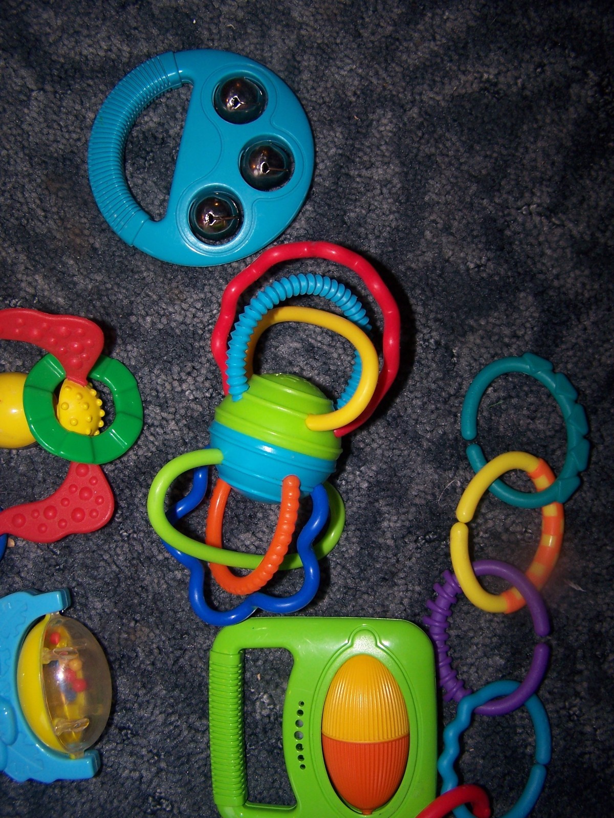 5 - Baby Rattle Teething Rings toys CE Toy Co.