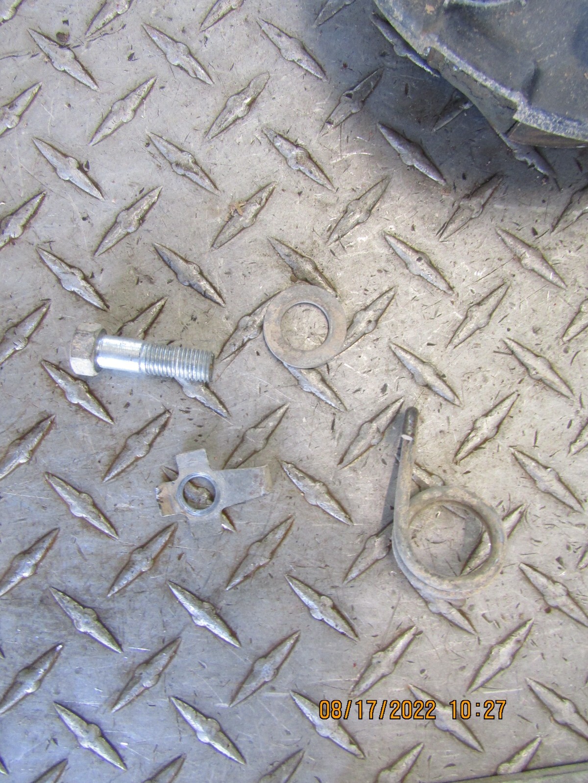 Suzuki Exacta RL250 Rear Drum Brake Assembly with Pedal and Cable 762