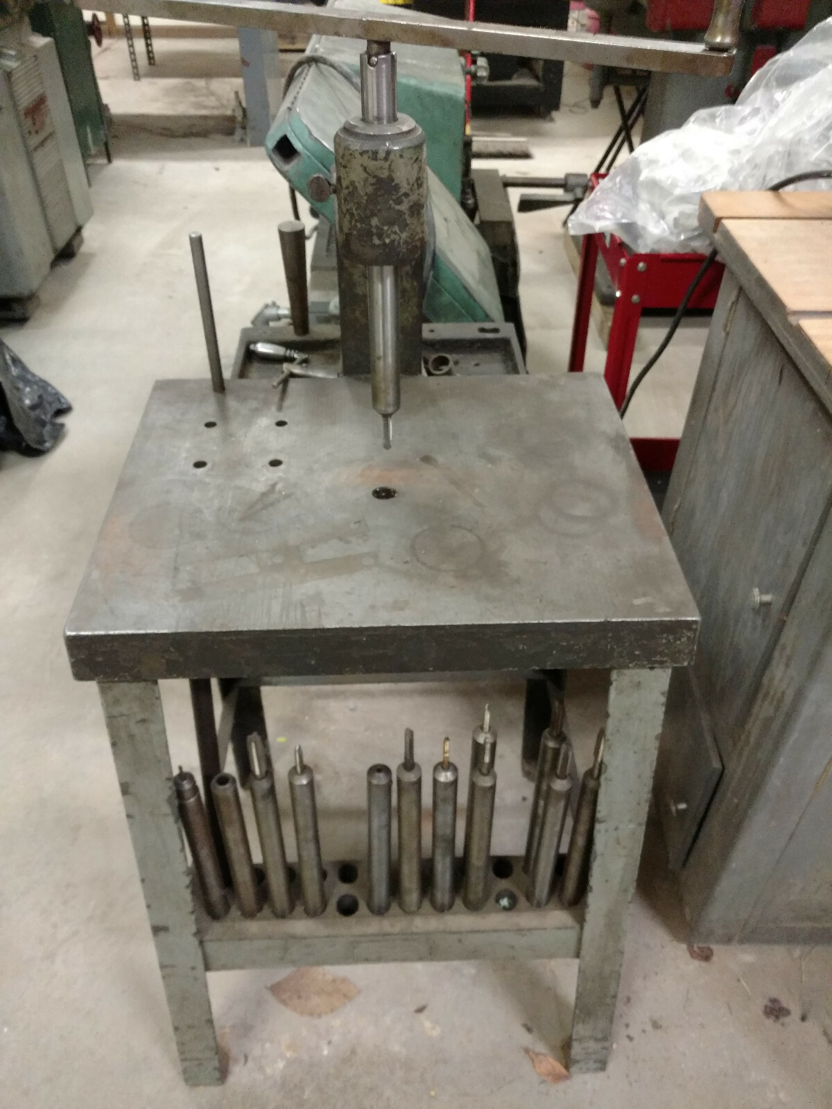 Bay State Tool Company Precision Hand Tapping Machine with taps