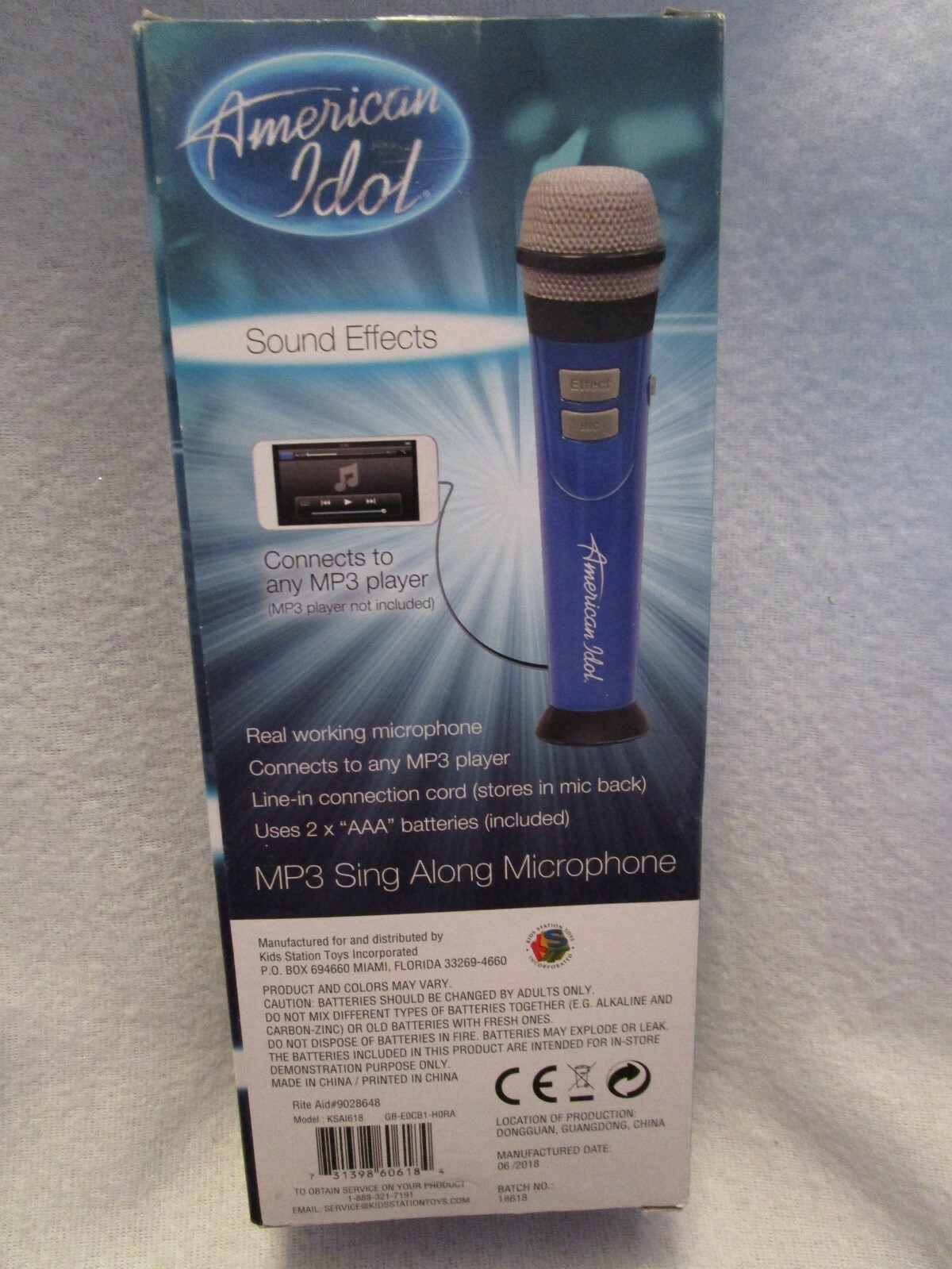 New American Idol MP3 Sing Along Microphone Sealed Package