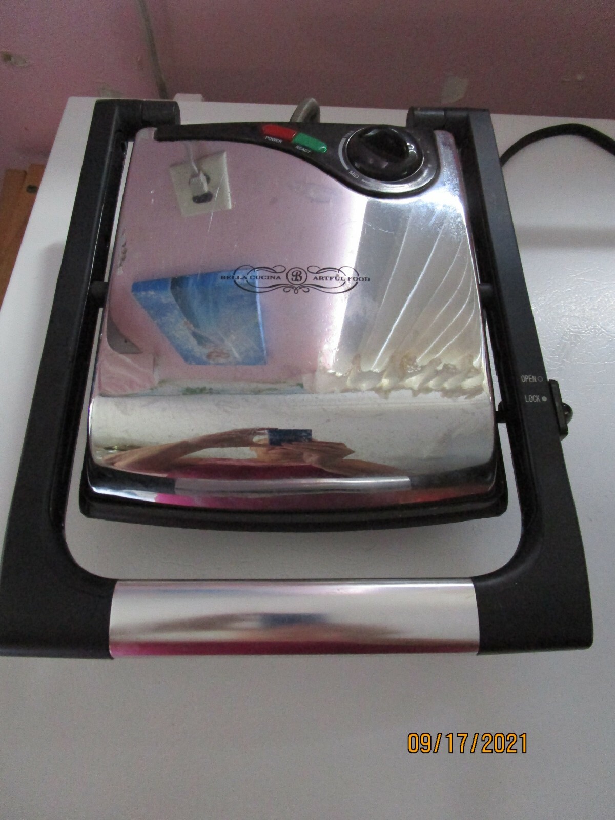 bella cucina artful food panini press