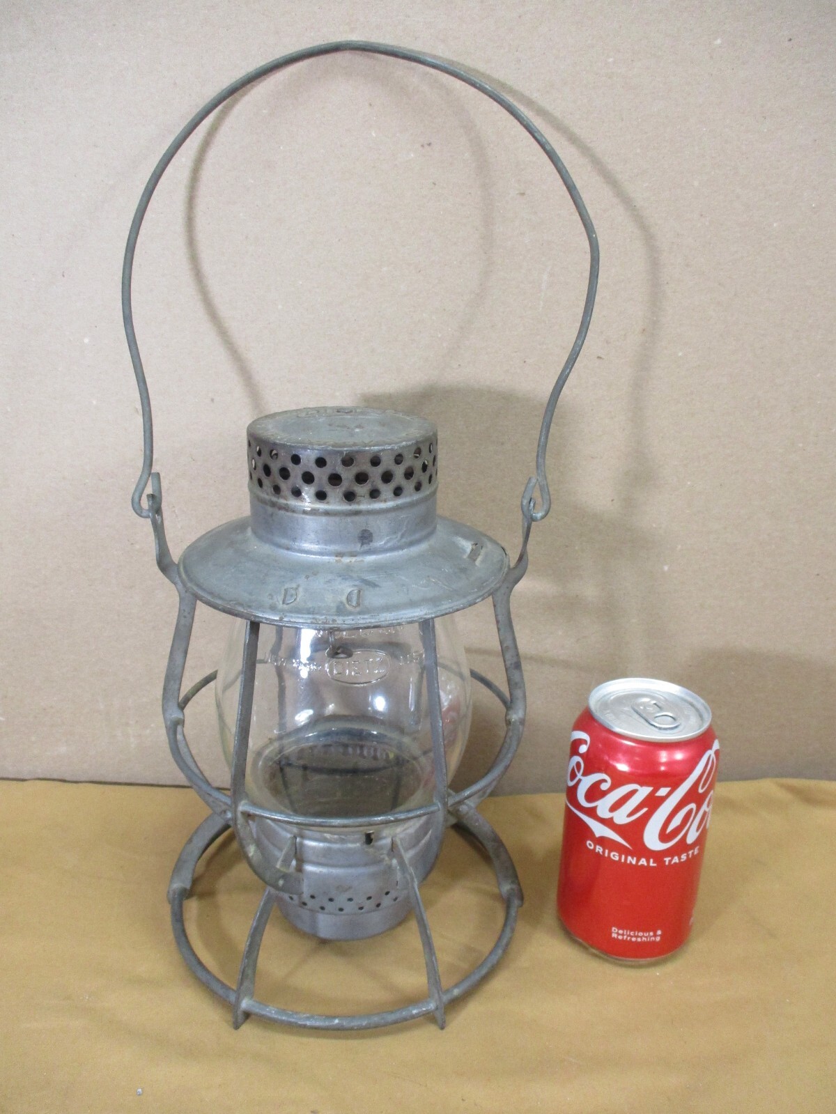 Vintage Dietz No.39 NEW YORK Steel Clad Rail Road Lantern