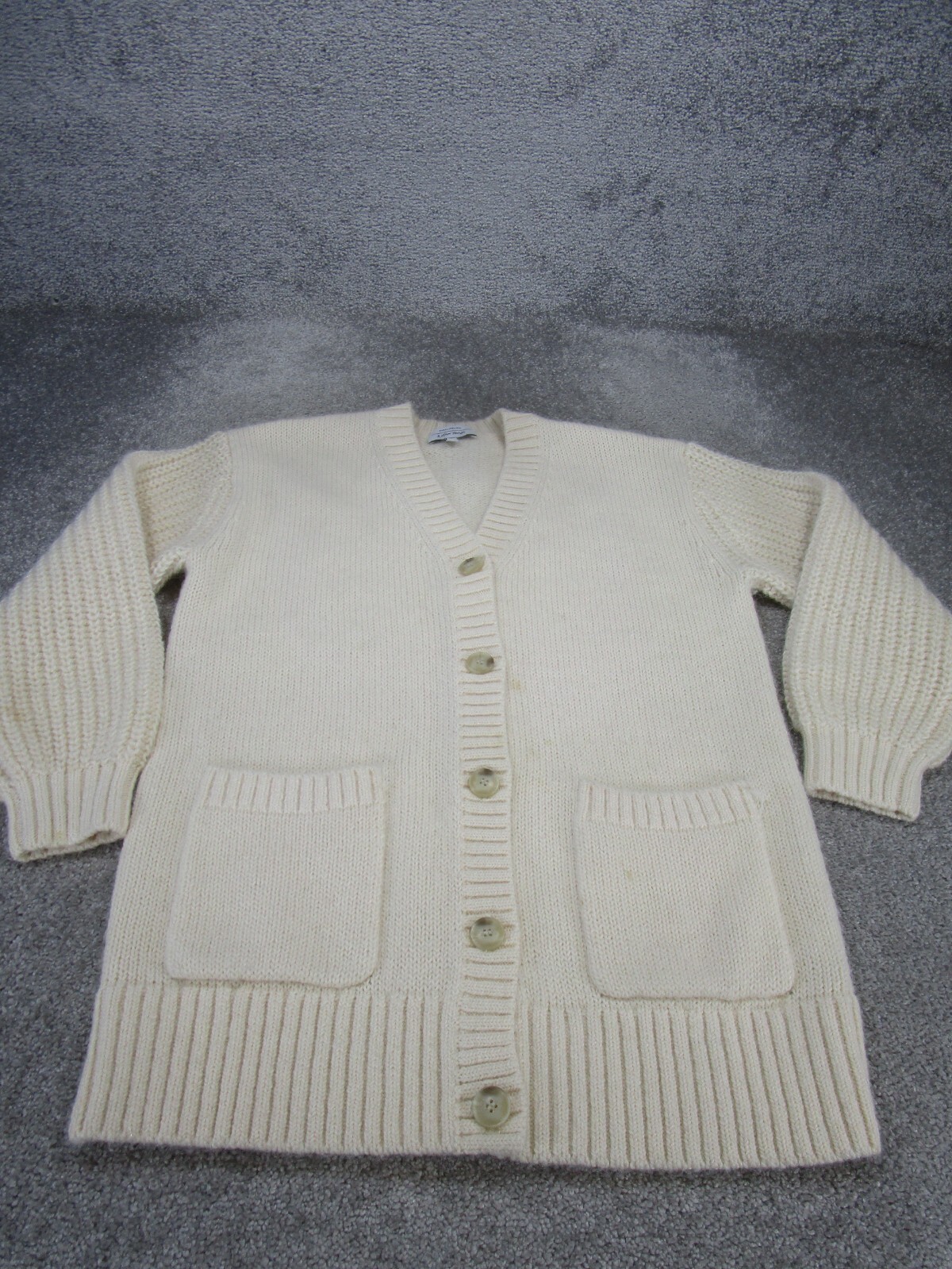 新品未使用bonbon store Wool blend cardigan RUFFLED WOOL BLEND CARDIGAN - Gray | ZARA United States