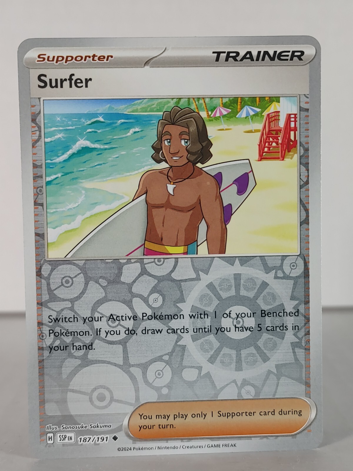トップス DR sparking sparking sparking Surfer - Surging Sparks - 187/191 - singles - Reverse Holo