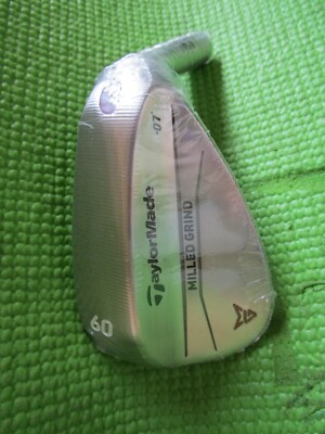 New in plastic Taylormade milled grind mg raw 60 LB-07 wedge head.  Head only.