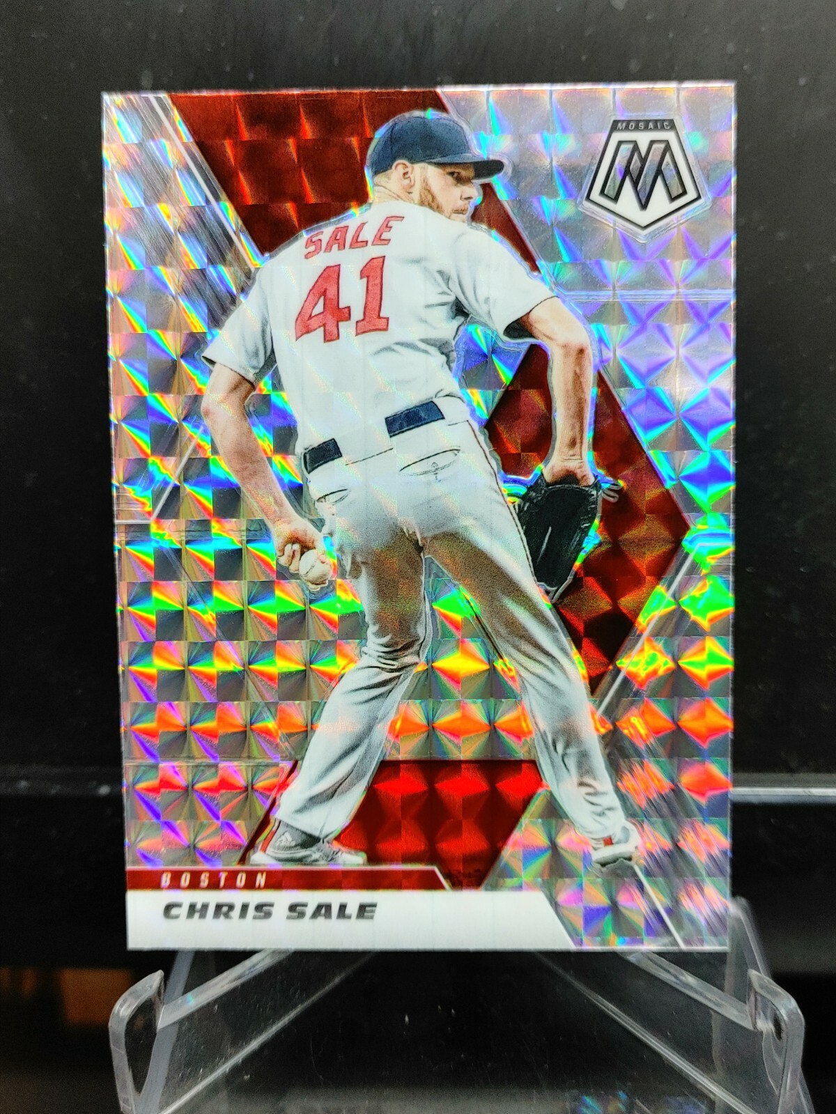 Chris Sale - 2021 Panini Mosaic Silver Mosaic Prizm #6