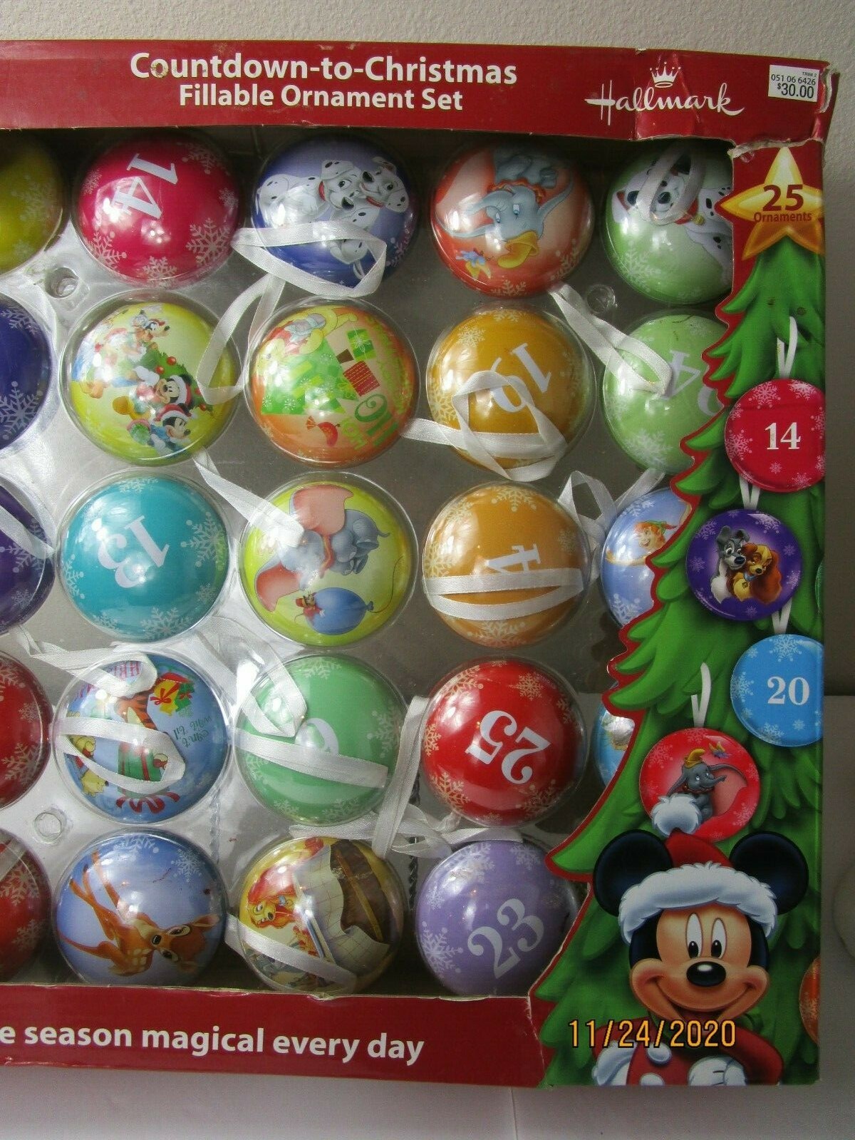 Купить Адвент календарь Hallmark Disney Count Down To Christmas