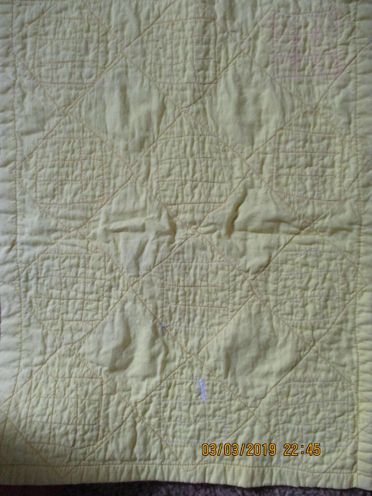 Minitature 4 Patch Quilt  14 inches by 18 inches