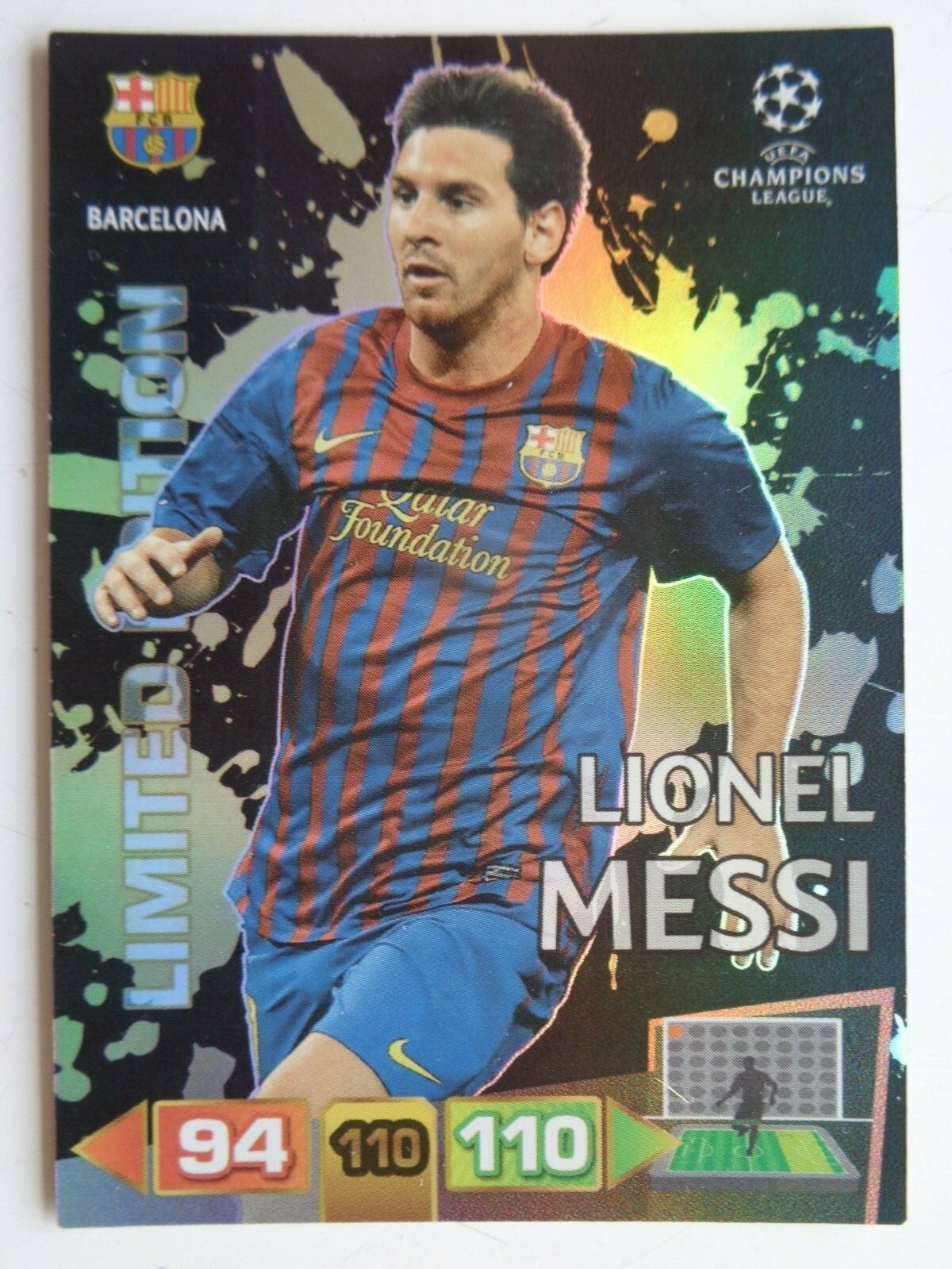 A LIONEL MESSI - PANINI CHAMPIONS LEAGUE 2011-2012 - LIMITED A LIONEL MESSI - PANINI CHAMPIONS LEAGUE 2011-2012 - LIMITED