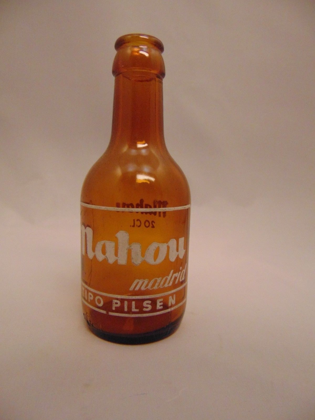 VINTAGE Painted Beer Bottles, National Bohemian, Goebel Beer, Mahou, Old German