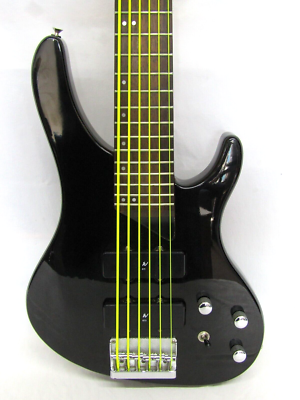 Washburn XB 600 Bantam Series 6 String Bass Guitar Black eBay