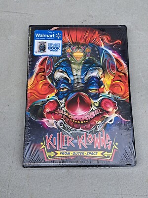 Killer Klowns from Outer Space DVD Walmart exclusive coloring book inside sealed