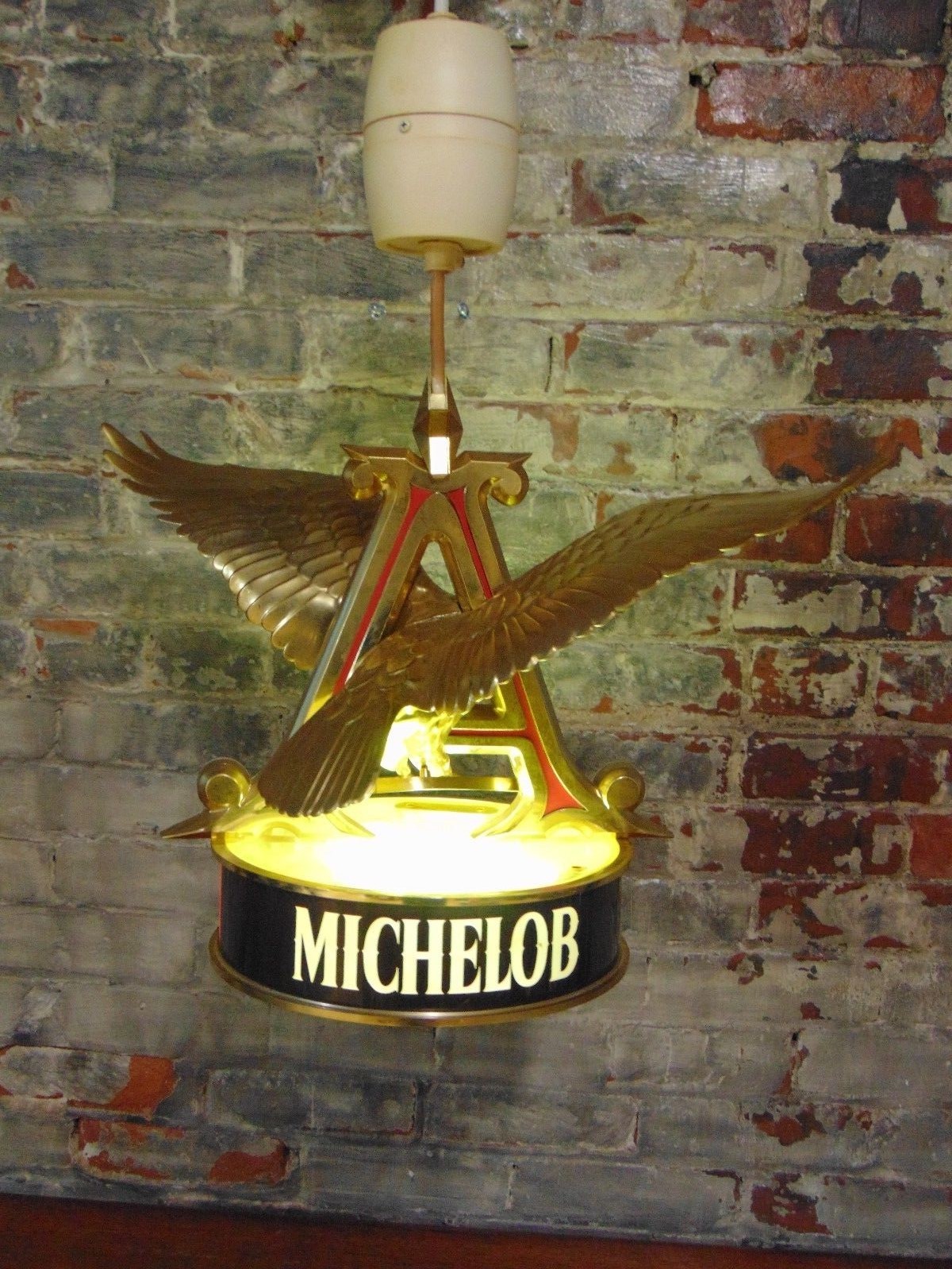Rare and Vintage ~ 1985 Michelob Rotating Advertising Light ~ Working