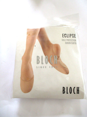 NEW Bloch Leather Half Sole Nude Eclipse Protection Size XL Leather 9.5-11